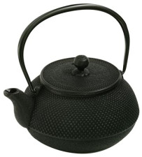Eisenteekanne "Arare" schwarz 0,8 l