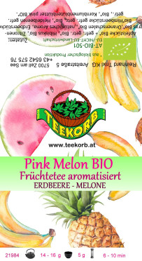 Pink Melon Früchtetee aromatisiert BIO