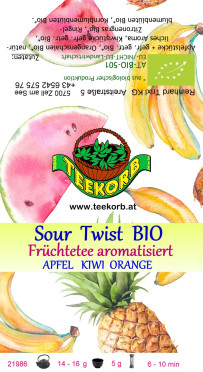Sour Twist Früchtetee aromatisiert BIO