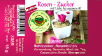 Rosenzucker Rosen Zucker Röhrchen hausgemacht