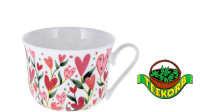 Teetasse große Tasse 500 ml --- ALL AROUND IS LOVE