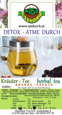 ATME DURCH Kräutertee aromatisiert Tee herbal tea herbs Kräuter Tee (2025)