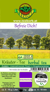 "Befreie Dich" Kräutertee Entschlacken