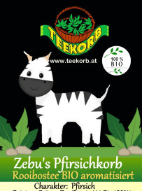 Rooibush BIO aromatisiert 'Zebu's Pfirsichkorb' BIO