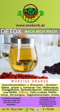 "Mach mich wach" Tee Kräuter Kräutertee 'Mach mich wach' aromatisiert (2025) herbal tea Kräuter herbs