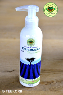 Körpermilch Körperlotion Milch Lotion 200 ml ohne Parabene Zitronenverbene