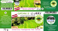 Grünes Curry mittelscharf klein Gewürzmischung