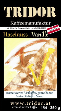Brasil Haselnuss-Vanille, 250g Röstkaffee aromatisiert