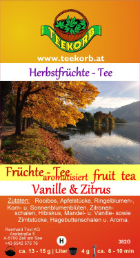 Herbstfrüchtetee Früchtetee aromatisiert