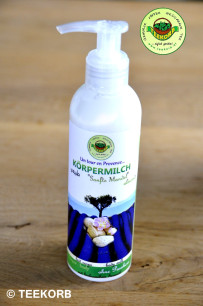 Körpermilch Lotion Körper Milch 200 ml ohne Parabene "Sanfte Mandel"