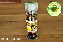 Orangen-Pfeffer in der praktischen Mühle