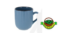 Antik blau Blue Riffle Becher Tasse 350 ml