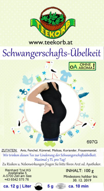 Schwangerschafts-Übelkeit Tee ohne Aroma