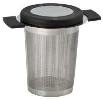 Edelstahlsieb "Anti-Slip Black" Dauerfilter Filter Sieb Teesieb