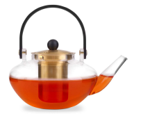 Teekanne "Marie" mit goldenem Filter - wiederverwendbar - Weihnachten Weihnachtsgeschenk